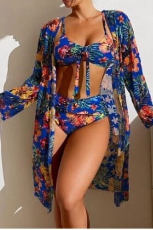 Three-Piece Floral Set