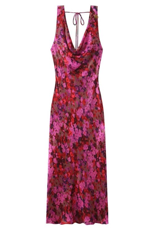 Sleeveless Floral mystery dress