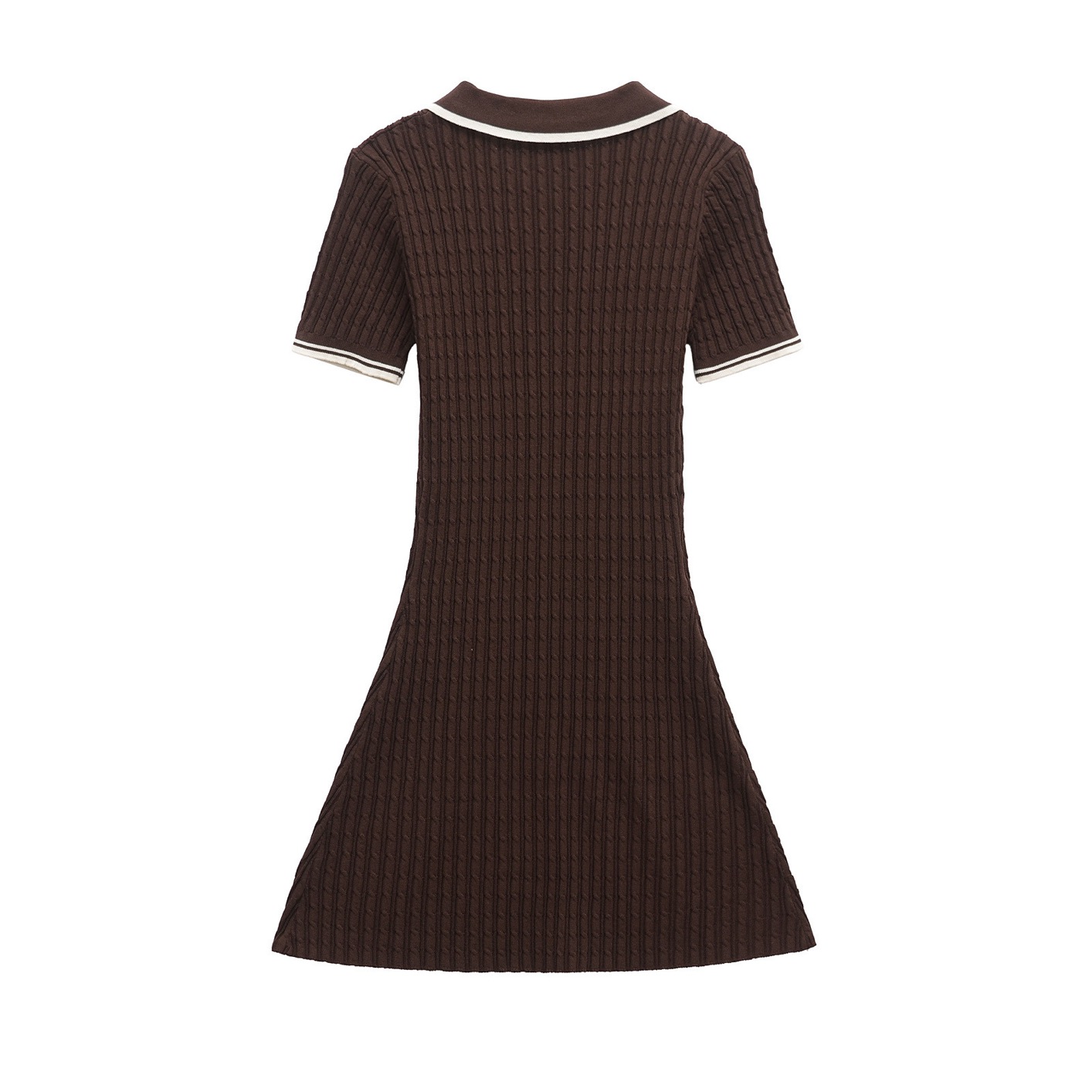 The Cocoa Polo Knit Dress - Image 8