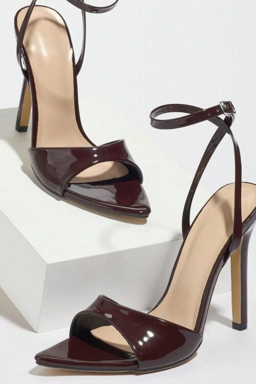 The Espresso Strappy Heels