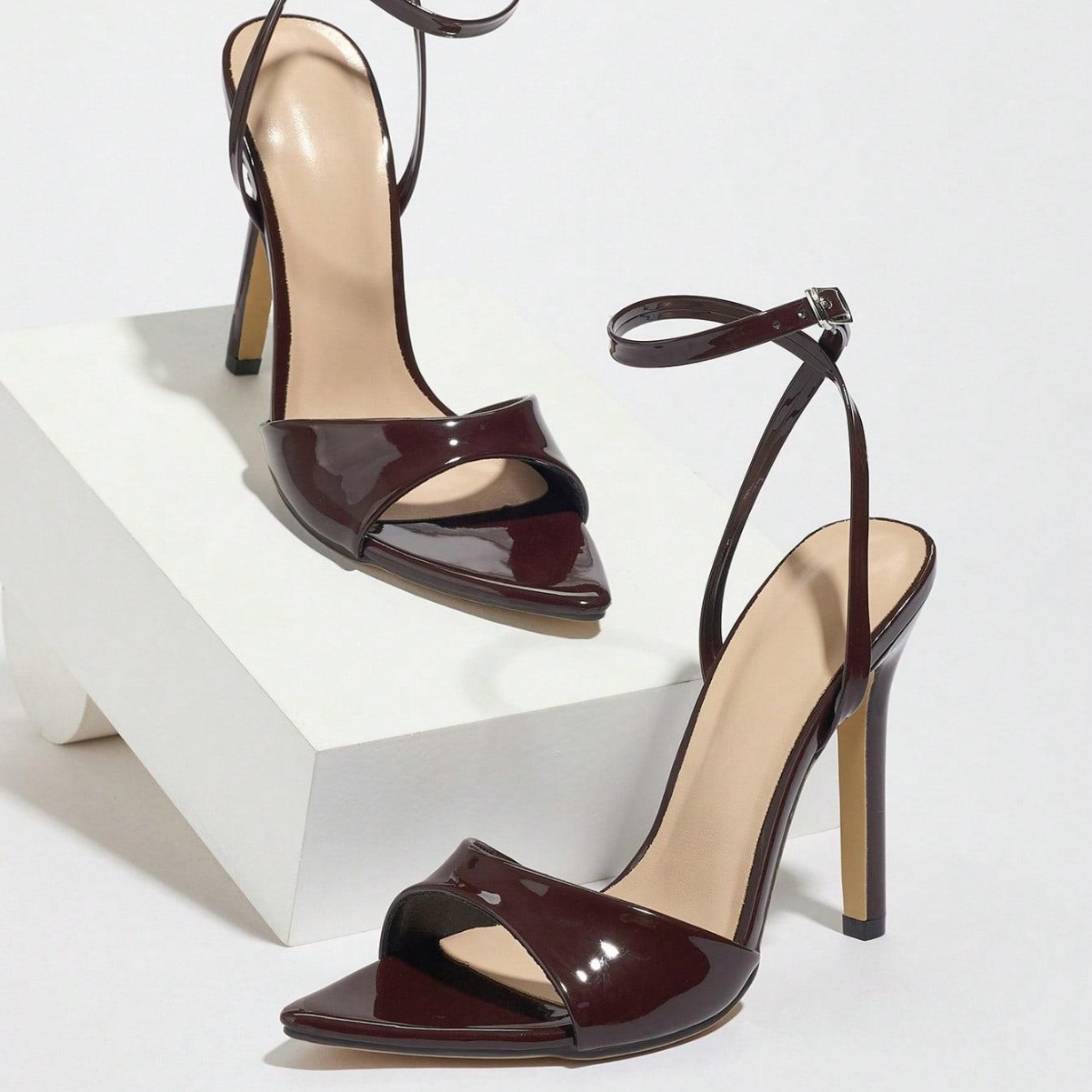 The Espresso Strappy Heels